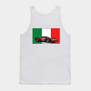 330 P4 Italian Print Tank Top